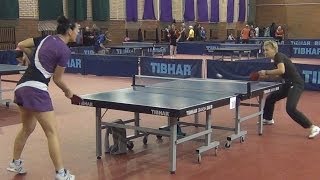 Anzhelika PYATRAUSKENE vs Irina LORCHENKO FINAL Raubichi Belarus Open Championship Table Tennis [upl. by Noitsirhc]