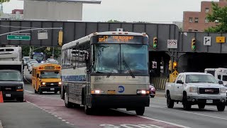 MTA Bus Company 2007 MCI D4500CL 3319 On The QM17 At Woodhaven Boulevard amp 61st Road [upl. by Aicenaj987]