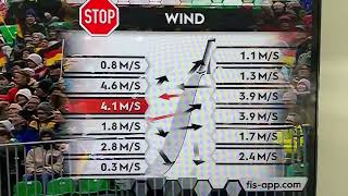 Skifliegen in Oberstdorf So heftig ist der Wind am Donnerstag [upl. by Aneeram]