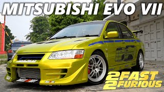 MITSUBISHI EVO 7 FAST AND FURIOUS 2 FROM PEKANBARU  INDONESIA [upl. by Nylirehc]