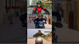 Tiger Shroff Hrithik Roshan Aamir Khan crazy bike stunts🔥 tigershroff aamirkhan hrithikroshan [upl. by Mlawsky]