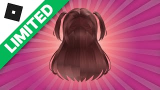 How to get Soft Fluffy Anime High Small Pigtails Hair In Red in Roblox Limited UGC Item [upl. by Hsirap722]