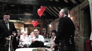 Burns night  Addressing of the haggis HD [upl. by Javier593]