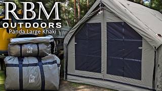 AMAZONS MOST AWESOME INFLATABLE LUXURY TENT Panda Air Large Khaki from RBM Outdoors [upl. by Etienne]