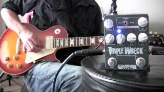 WAMPLER PEDALS  TRIPLE WRECK DEMO [upl. by Terrilyn]