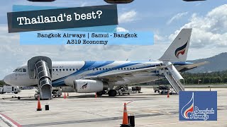 Is this Thailand’s best airline  Bangkok Airways A319 Economy Class Review  Koh Samui  Bangkok [upl. by Juta]