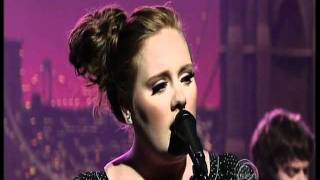 Adele  Chasing Pavements Live Debut on The Late Show with David Letterman [upl. by Zap]