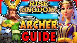 Rise of Kingdoms F2P ARCHER GUIDE Commander Investment Order Equipment amp Armaments [upl. by Zak]