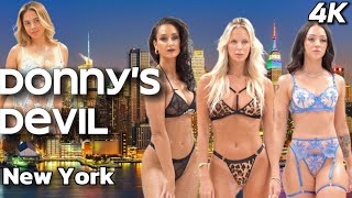 Donnys Devil  Model X Showcase  4K Resolution  New York Fashion Week 2024  Part 2 [upl. by Anij949]