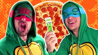 TMNT MYSTERY PIZZA CHALLENGE [upl. by Longerich]