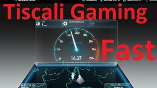 SpeedTest Tiscali Gaming [upl. by Suirada]