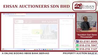 PROPERTY AUCTION SALE VIA ONLINE BIDDING MBSB BANK BERHAD [upl. by Ydroj685]