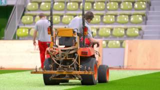 Polytan Kunstrasen  Der perfekte Sportboden für Hallenfußball [upl. by Esma432]