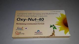 best multivitamin maltiminerallycopene and ginseng capsules oxynut40 capsules [upl. by Icam614]