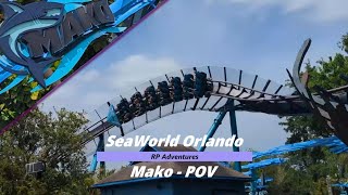 SeaWorld Orlando  Mako POV 2023 [upl. by Rubel]