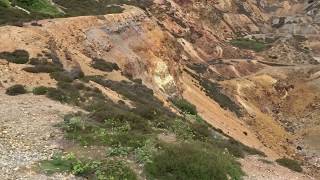 The amazing amp colourful scenery at Parys Mountain Copper Mine Amlwch Ynys Mon Cymru Anglesey Wales [upl. by Layman64]