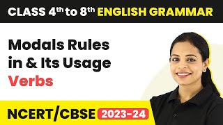 Modals Rules in English Grammar and Its Usage  Verbs  Class 4th to 8th English Grammar [upl. by Anetsirhc264]