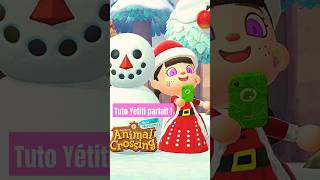 TUTO  RÉUSSIR son YÉTITI PARFAIT☃️ANIMAL CROSSING animalcrossing acnh shortsfeed shorts [upl. by Sarene596]