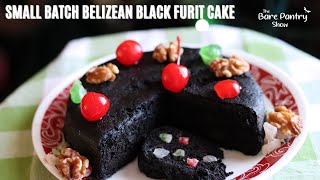 Small Batch Belizean Black Fruit Cake  Caribbean Rum Cake  6 x 2 [upl. by Herminia]