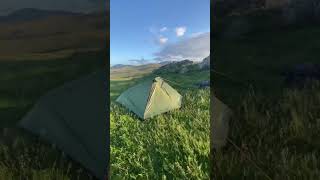 Cheviots in the wind wildcamping camping cheviots wind [upl. by Miquela]