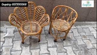 Wholesale Bamboo Cane Baby Chair for Indoor amp Outdoor furniture [upl. by Alimhaj]