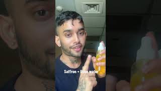 Saffron rose water face toner skincare saffron rosewaterbenefits [upl. by Bobbe852]