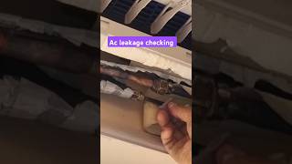 Ac leakage chaking 🙄🙄shorts viral ytshorts youtubeshorts [upl. by Noffets]