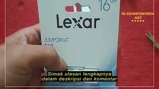 Review FlashDisk Lexar S60 Jumpdrive 16GB  Flash Disk 16 GB USB 20 [upl. by Theda571]