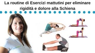 Routine di Esercizi mattutini per il mal di schiena [upl. by Melamed16]