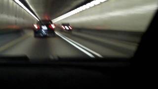 Lamborghinis blasting through tunnel Superleggera and Gallardo [upl. by Nylg]