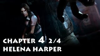 Resident Evil 6  Helena Chapter 4 Part 24 ・ Leons Campaign Coop [upl. by Gennie]