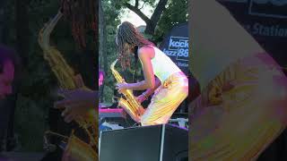 Lakecia Benjamin at the 2024 Iowa City Jazz Fest [upl. by Yuille]