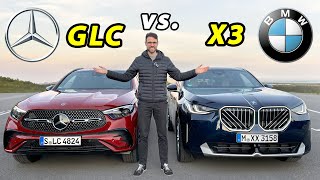 allnew BMW X3 vs Mercedes GLC comparison REVIEW  who has the best midsize premium SUV [upl. by Arevle847]