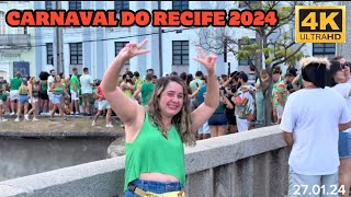 PRÉ CARNAVAL DO RECIFE  PE 2024 [upl. by Eddana111]