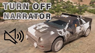 How to Turn off Narrator ► Forza Horizon 5 [upl. by Heida]