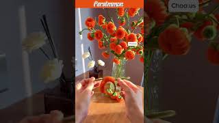 DIY Pipe Cleaners Persimmon  Easy DIY Gifts Persimmon from Pipe Cleaners  DIY Flower diyflowers [upl. by Ecirtak916]