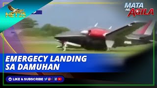 Fish cargo airplane nagkaaberya nagemergency landing sa Sangley Point [upl. by Nomolos]