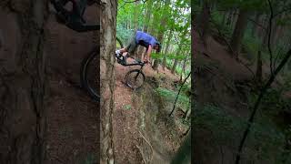 cool MTB moments 🤯🤯 bike mtb mountainbikefails mtbcrash mtbfails mountainbike crash mtbfail [upl. by Vallo]