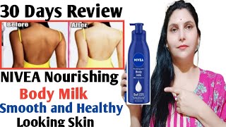 NIVEA Nourishing Body Milk Body Lotion  48 H Moisturization  Smooth and Healthy Looking Skin [upl. by Ancalin326]