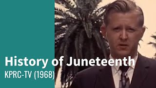 History of Juneteenth 1968 [upl. by Igiul883]