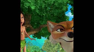 MACHILI PAKADNE JA RAHA HAI powerkidsshorts junglebook mowgli junglebookinhindi baloo [upl. by Cammie]