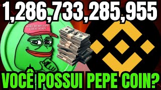 SE VOCÃŠ POSSUI PEPE COIN SAIBA DISSO AGORA INFORMAÃ‡Ã•ES PRIVILEGIADA [upl. by Anav]