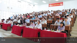 Hội giảng cấp Tỉnh  Trường Thực hành Sư phạm Trà Vinh  Phần 1 Báo cáo Chuyên đề [upl. by Biles860]