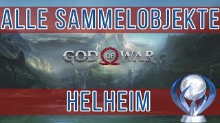 God of War Helheim Alle Sammelobjekte  Raben  Nornentruhen  Artefakte Fundorte [upl. by Ferd]