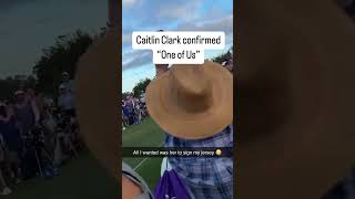 Caitlin Clark almost hits fan😳😂 caitlinclark golfing golfingfun fypshorts fyp [upl. by Sair]