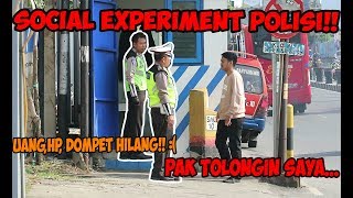 APAKAH POLISI AKAN MENOLONG PEMUDA INI SOCIAL EXPERIMENT INDONESIA [upl. by Chapel]