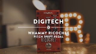 Digitech Whammy Ricochet Pitch Shift Pedal  Reverb Demo Video [upl. by Megdal667]