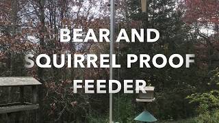 Crank up bird feeder pole [upl. by Aicenav]