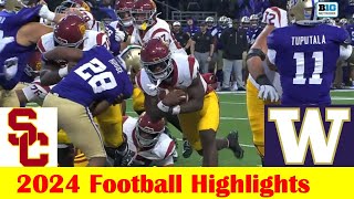 USC vs Washington Football Game Highlights 11 2 2024 [upl. by Nav]