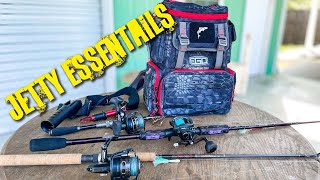 My JETTY FISHING Setup  What I Take and Why [upl. by Azpurua]